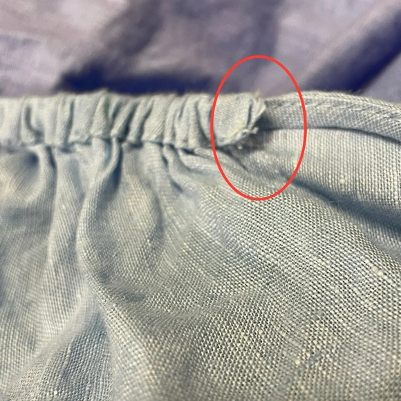 SACHIN + BABI x ANTHROPOLOGIE Linen Halter Blouse in Blue - Picture 6 of 10